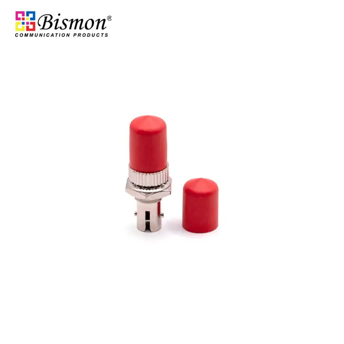 ST-Adaptor MM  Simplex Metal Housing, Phos.Bronze,Threaded Type